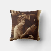 Vintage Romantische Muziek, Liefde en Romantiek Li Kussen (Achterkant)