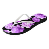 Vintage Romantische Paarse Teenslippers (Schuin)