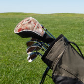 Vintage Romantische Roos Collage (2) Golfheadcover (Insitu)