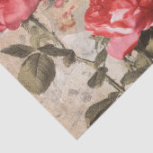 Vintage Romantische Roos Collage (3) Tissuepapier (Detail)
