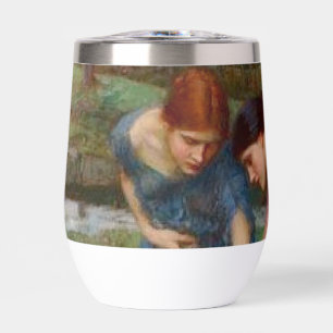 Vintage Romantische Tuin Vrouwen Pre-Rafaëlitisch
