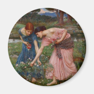 Vintage Romantische Tuin Vrouwen Pre-Rafaëlitisch Magneet