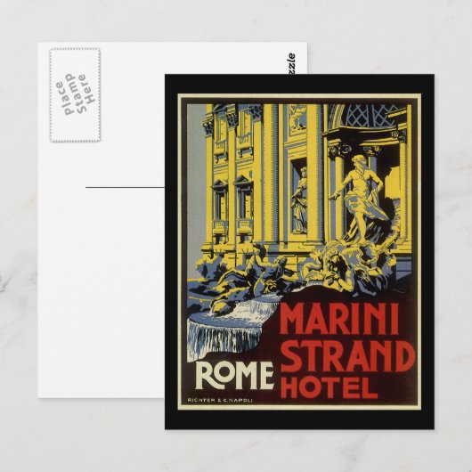 Vintage Rome Briefkaart (Voorkant / Achterkant)