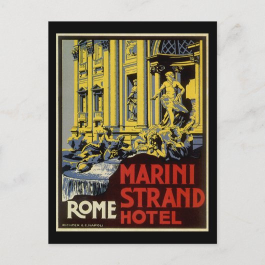 Vintage Rome Briefkaart (Voorkant)