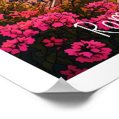 Vintage Rome Colosseum Italy Travel Poster (Hoek)