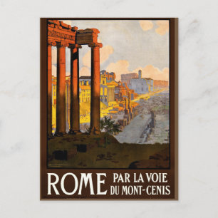 Vintage Rome, Italië afbeelding briefkaart