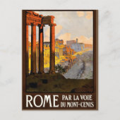 Vintage Rome, Italië afbeelding briefkaart (Voorkant)
