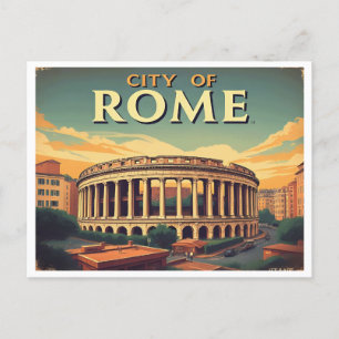 VINTAGE ROME ITALIË BRIEFKAART