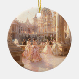Vintage Rome Palace Bal Ornament | Klassiek Europa
