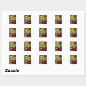 Vintage Rome Ronde Sticker (Vel)