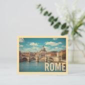 Vintage Rome Travel Briefkaart (Staand voorkant)