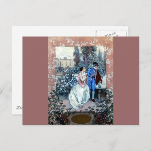 Vintage Romeo en Juliet poster Briefkaart (Voorkant / Achterkant)