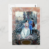 Vintage Romeo en Juliet poster Briefkaart (Voorkant / Achterkant)