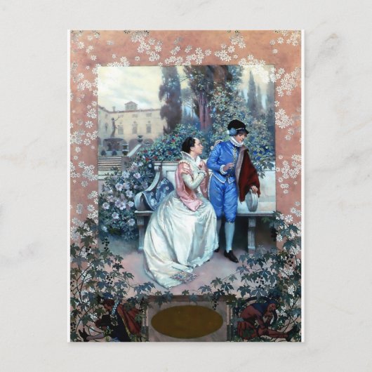 Vintage Romeo en Juliet poster Briefkaart (Voorkant)