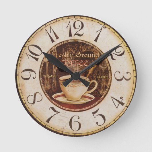 Vintage Ronde Klok (Voorkant)