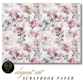 Vintage Roos Ephemera Scrapbook Papier