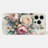 Vintage Roos iPhone Hoesje (Achterkant horizontaal)
