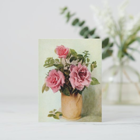 Vintage Roos Killarney, Frederick Martin Briefkaart (Staand voorkant)