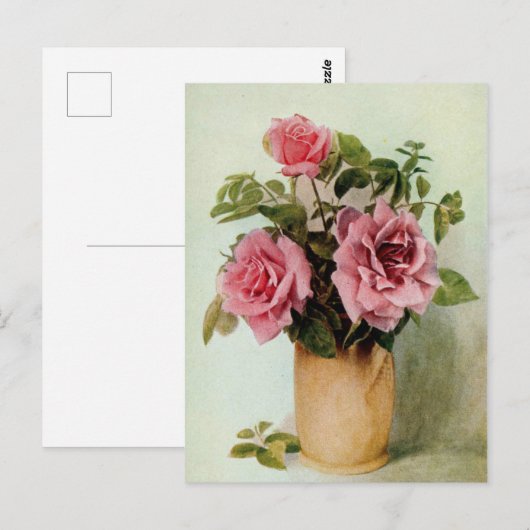 Vintage Roos Killarney, Frederick Martin Briefkaart (Voorkant / Achterkant)