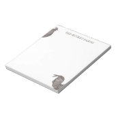 Vintage Rooster Boerderij Notitieblok (Linkerzijde)