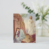 Vintage : rooster - feestdagenkaart (Staand voorkant)