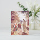 Vintage : rooster - feestdagenkaart (Staand voorkant)