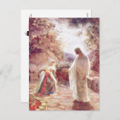 Vintage : rooster - feestdagenkaart (Voorkant / Achterkant)