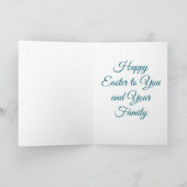 Vintage Rose Elegance Feestdagen Kaart (Binnen)