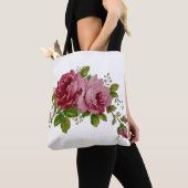 Vintage Rose Elegance  Tote Bag (Dichtbij)