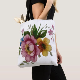 Vintage Rose Elegance  Tote Bag