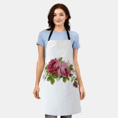 Vintage Rose Elegantie  Schort (Gedragen)