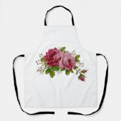 Vintage Rose Elegantie  Schort (Voorkant)