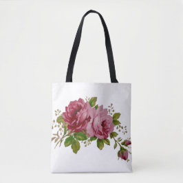Vintage Rose Elegantie Schoudertas Tote Bag