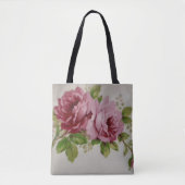 Vintage Rose Elegantie  Tote Bag (Voorkant)