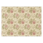 Vintage Rose Floral Pattern Tafelkleed (Voorkant (Horizontaal))