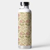 Vintage Rose Floral Pattern Waterfles (Rechts)