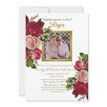 Vintage Rose Huwelijksjubileum - ELK AANTAL JAAR