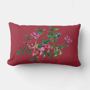 Vintage Rose - marsala Kussen