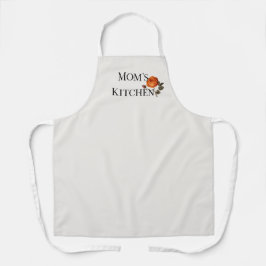 Vintage Rose Mom Floral Apron Schort