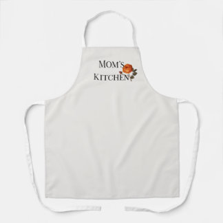 Vintage Rose Mom Floral Apron Schort