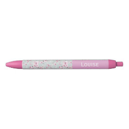 Vintage Rose Pink Custom Name Pen