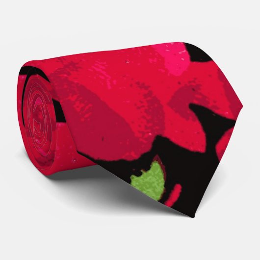 Vintage Rose Romantic Stropdas (Opgerold)