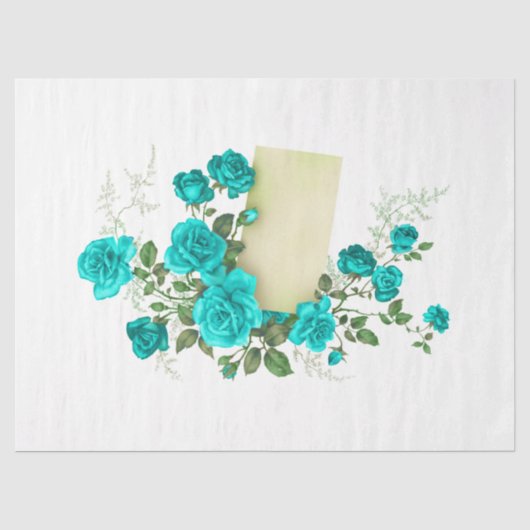 Vintage Rose Serie Design 127 Tissuepapier (Voorkant)