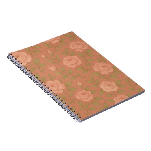 Vintage Rose Spiral Notebook Notitieboek (Rechterzijde)
