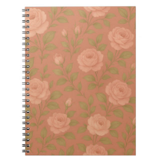 Vintage Rose Spiral Notebook Notitieboek