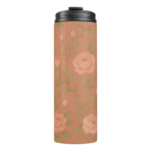 Vintage Rose Thermosbeker (Voorkant)