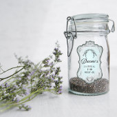 Vintage Rosemary Antique Jar Bottle  Sticker