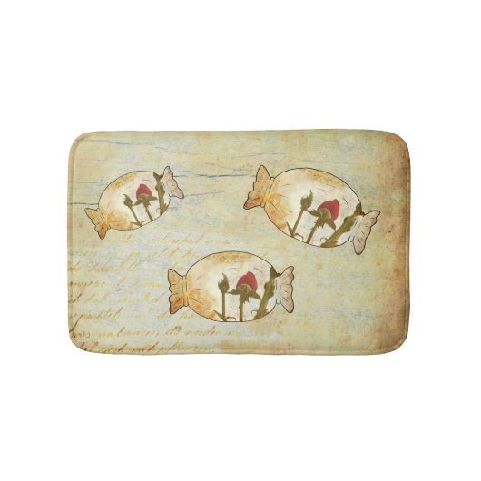 Vintage Rosenbonbon Badmat (Voorkant)