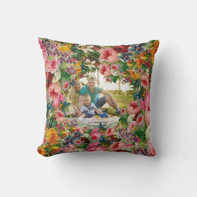 Vintage Roses Moederdag FOTOCADEAU - EDIT Kussen (Voorkant)