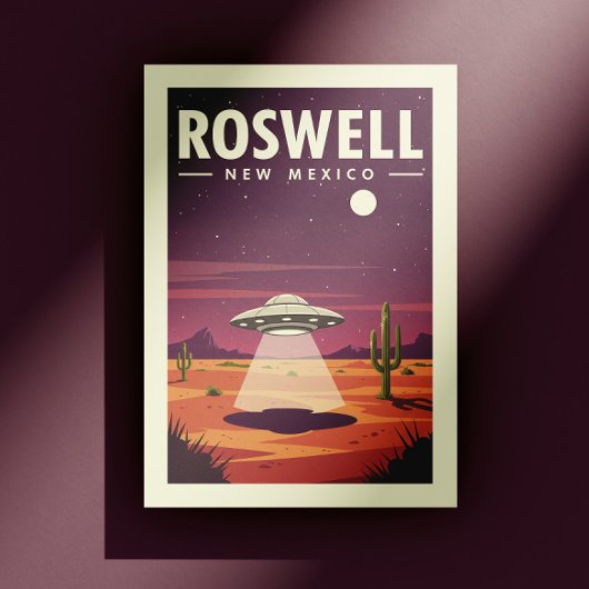 Vintage Roswell New Mexico Briefkaart
